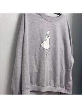 SHEIN Women's Grey sweater